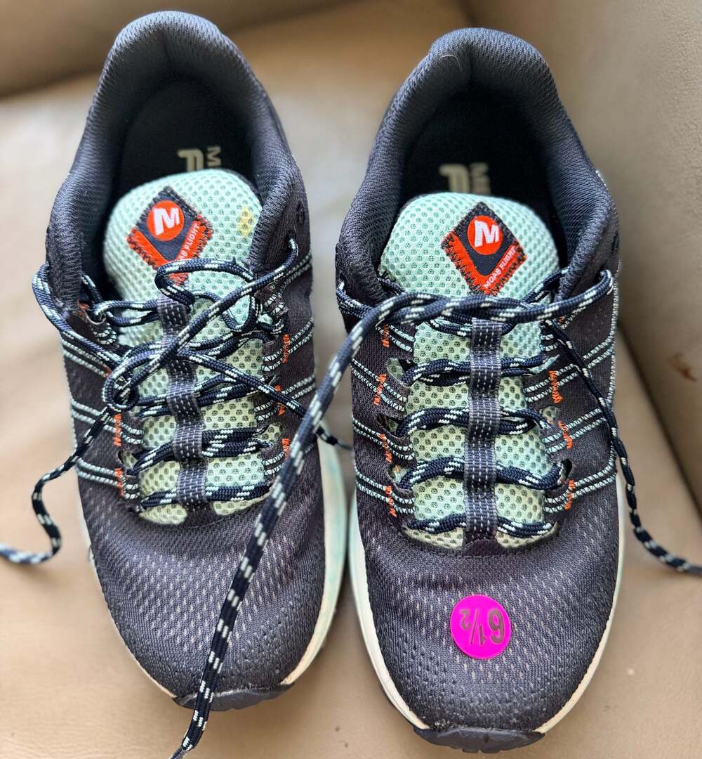 Merrell Women's Moab Flight Trail Running Shoes Navy FloatPro Size 6.5